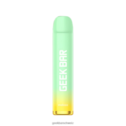 Geek Vape Verdampfer - Geek Bar Meloso Einweg-Vapor 42648157 schwarzes Johannisbeer-Menthol