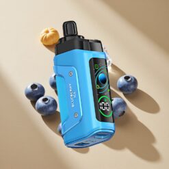 Razz Bar 45000 Züge Einweg-Vape Blaubeer-Eis mit Typ-C-Aufladung & 20 mg/ml Nikotin