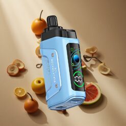 Razz Bar 45000 Züge Einweg-Vape Schwarzer Drachen Eis mit 1,0 Ohm Mesh Coil & Typ-C Aufladbar